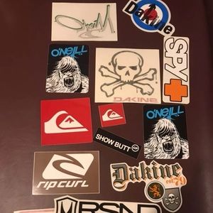 Bundle of Surf / Skate / Snow Stickers